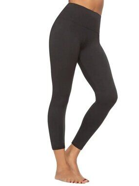 NEW Velvety Soft Women's S 2-Pack Leggings By Telina Black High Waist Smoothing